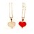 cheap Necklaces-Women&#039;s Pendant Necklace - Heart, Love Fashion White, Black, Red Necklace Jewelry For Party
