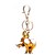 cheap Keychains-Elephant Yellow Red Blue Metal For Key Chain