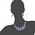 tanie Zestawy biżuterii-Damskie Szafir Kryształ Cytryn Zestaw biżuterii Oświadczenie Naszyjniki Kolczyki Tęczowy damska Luksusowy Elegancja Artystyczny Indianin Kolor Kryształ górski Pokryte różowym złotem Imitacja diamentu