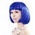 זול פיאות סינטטיות אופנתיות-פאות סינתטיות ישר ישר תספורת בוב פאה בלונד ורוד Ombre Fuxia New Purple F8-613 # F12-613 # F16-613 # שיער סינטטי בגדי ריקוד נשים אדום כחול בלונד