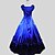 abordables Costumes vintage et anciens-Maria Antonietta robe de vacances Robe de bal Japonais Costumes de Cosplay Bleu