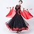 cheap Ballroom Dancewear-Ballroom Dance Dresses Women&#039;s Performance Spandex / Tulle Splicing / Crystals / Rhinestones Sleeveless Dress