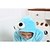 billige Kigurumi-pysjamas-Voksne Kigurumi-pysjamas Cookie Anime Onesie-pysjamas Fløyel Mink Blå Cosplay Til Damer og Herrer Pysjamas med dyremotiv Tegnefilm Festival / høytid kostymer