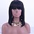 cheap Human Hair Wigs-Human Hair Glueless Lace Front Wig Bob style Brazilian Hair Straight Natural Black Wig 130% Density with Baby Hair Natural Hairline African American Wig 100% Hand Tied Women&#039;s Short Medium Length Long