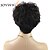 cheap Human Hair Capless Wigs-Human Hair Capless Wigs Human Hair Straight Pixie Cut / Layered Haircut / With Bangs Side Part Short Machine Made Wig Women&#039;s