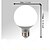 billige Lyspærer-9 W 650-750 lm E26 / E27 LED-globepærer G80 14 LED perler Høyeffekts-LED Dekorativ Varm hvit 220-240 V / 1 stk.
