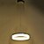 billiga Cirkeldesign-20 cm LED Hängande lampor Metall Akryl Rektangulär Modernt Modernt 110-120V / 220-240V