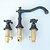 cheap Bathroom Sink Faucets-Bathroom Sink Faucet - Widespread Oil-rubbed Bronze Widespread Three Holes / Two Handles Three HolesBath Taps