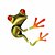 levne Nálepky na auto-ziqiao 3d žáby vodotěsný auto samolepka zábavný gekon automobily&amp;amp; motocykly obtisk nálepku