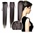 cheap Hair Pieces-excellent quality synthetic 22 inch long straight ribbon ponytail hairpiece 16 colors available