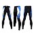 billige Tøjsæt til mænd-FJQXZ Herre Langærmet Cykeltrøje og tights - Blå Cykel Tøjsæt, Vindtæt, Åndbart, 3D Måtte, Hold Varm, Hurtigtørrende Net Linjeret / bølget / Ultraviolet Resistent