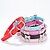 cheap Dog Collars, Harnesses &amp; Leashes-Dog Collar Adjustable / Retractable Bone PU Leather Red Blue Pink