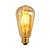 baratos Lâmpadas-1pç Lâmpadas de Filamento de LED ≥300 lm E26 ST21 4 Contas LED COB Regulável Branco Quente 110-130 V / 1 pç / Certificado UL