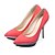 cheap Women&#039;s Heels-Women&#039;s Platform Stiletto Heel Casual Dress Party &amp; Evening Fabric Black / Peach / Fuchsia