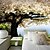 cheap Wall Murals-Mural Wallpaper Wall Sticker Covering Print Adhesive Required 3D Effect Tree Flower Canvas Home Décor