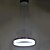 billiga Cirkeldesign-20 cm LED Hängande lampor Metall Akryl Rektangulär Modernt Modernt 110-120V / 220-240V