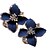 tanie Modne kolczyki-Damskie Kryształ Kolczyki sztyfty Kryształ Kolczyki Biżuteria Niebieski / Różowy Na Impreza Codzienny Casual