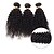 billige Hårvever med ekte hår-3 pakker Peruviansk hår Kinky Curly Ubehandlet hår Menneskehår Vevet 8-30 tommers Natur Svart Hårvever med menneskehår Hot Salg Hairextensions med menneskehår / 10A / Kinky Krøllet