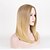 abordables Perruques Synthétiques Sans Bonnet-Perruque Synthétique Droit Droite Perruque Blond Court Marron Cheveux Synthétiques Femme Blond