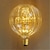 economico Lampade con filamenti a LED-1pc 2.5 W 100 lm E26 / E27 Lampadine globo LED 49 Perline LED Capsula LED Decorativo Giallo 220-240 V / 1 pezzo / RoHs