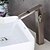 billige Baderomskraner-Baderom Sink Tappekran - Foss Nikkel Børstet Centersat Enkelt Håndtak Et HullBath Taps