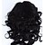 お買い得  トレンドの合成ウィッグ-人工毛ウィッグ ウェーブ ウェーブ かつら ブラック 合成 女性用 ブラックアメリカン風ウィッグ ブラック