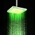 Χαμηλού Κόστους Κεφαλές Ντους-Σύγχρονο Ντουζιέρα Βροχή Χρώμιο Χαρακτηριστικό - Βροχή Φιλικό προς το περιβάλλον LED, Κεφαλή ντους