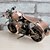 cheap Toy Motorcycles-Display Model Diecast Vehicle Toy Motorcycle Novelty Moto Metalic Retro Vintage 1 pcs Boys&#039; Toy Gift