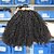 abordables Extensiones para el cabello de color natural-4 paquetes Tejidos de cabello Cabello Brasileño Kinky Curly Extensiones de Pelo Natural Tejidos Humanos Cabello / Kinky rizado