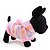 abordables Vêtements pour chiens-Chien Pull Rayure Garder au chaud Mode Hiver Vêtements pour Chien Bleu Rose Costume Fibres acryliques XXS XS S M L