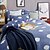 cheap Contemporary Duvet Covers-Super Soft Winter Thick Warm Flannel 4 Piece  Linen Quilt kit  Bedding Set