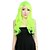 cheap Synthetic Trendy Wigs-Synthetic Wig Body Wave Body Wave With Bangs Lace Front Wig Long Fuxia Bleached Blonde Purple Yellow Red Synthetic Hair 22 inch Women&#039;s Party Women Synthetic Blue Neitsi