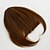 cheap Hair Pieces-Light Brown Dark Brown Straight Bangs Fringe 0.03kg Human Hair Hair Piece Hair Extension Straight