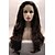 cheap Synthetic Lace Wigs-Synthetic Lace Front Wig Wavy Kardashian Wavy Lace Front Wig Long Brown Natural Black Dark Brown Synthetic Hair Women&#039;s Natural Hairline Glueless Black Brown