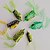 abordables Señuelos y moscas de pesca-1 pcs Señuelos duros Cebos Señuelos duros Rana 3D Flotante Bass Trucha Lucio Pesca de Mar Pesca de agua dulce Plástico duro
