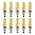 ieftine Becuri-YWXLIGHT® 10pcs Becuri LED Corn 500-700 lm E11 T 80 LED-uri de margele SMD 5730 Intensitate Luminoasă Reglabilă Decorativ Alb Cald Alb Rece 110-220 V / 10 bc / RoHs