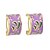 Χαμηλού Κόστους Μοδάτα Σκουλαρίκια-Γυναικεία Κουμπωτά Σκουλαρίκια Σκουλαρίκια Κοσμήματα Βυσσινί / Ροζ / Σκούρο μπλε Για Πάρτι