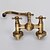 cheap Bathroom Sink Faucets-Bathroom Sink Faucet - Standard / Wall Mount Antique Copper Centerset Two Holes / Two Handles Two HolesBath Taps