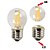halpa Lamput-KWB 6kpl LED-hehkulamput 400 lm E26 / E27 G45 4 LED-helmet COB Lämmin valkoinen 220-240 V / 6 kpl / RoHs