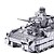 preiswerte 3D-Puzzle-Spielzeug-Autos 3D - Puzzle Holzpuzzle Metallpuzzle Holzmodelle Bausteine 2 pcs Panzer Streitwagen Kreativ Cool Neuartige Heimwerken Einrichtungsartikel Klassisch &amp; Zeitlos Spezialmodell / Metalic