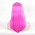 halpa Synteettiset trendikkäät peruukit-Synteettiset peruukit Suora Vaaleanpunainen Synteettiset hiukset Vaaleanpunainen Peruukki Naisten Lyhyt Pinkki