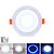 cheap LED Recessed Lights-JIAWEN 3W White+3W Blue 480lm LED Ceiling Lights 3 Mode Lighting AC 85-265V