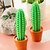 cheap Writing Tools-Special Design Green Cactus Shaped Ballpoint Pen For School / Office