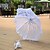 billige Bryllupsparaplyer-Stanghåndtag Blonde Bryllup Paraply Paraplyer 20.1 tommer (ca. 51cm)