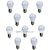 baratos Lâmpadas-10pçs 5W 450lm E26 / E27 Lâmpada Redonda LED A60(A19) 10 Contas LED SMD 2835 Decorativa Branco Quente Branco Frio 220-240V