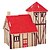 cheap 3D Puzzles-Jigsaw Puzzles Wooden Puzzles Building Blocks DIY Toys Western-style Farmhouse 1 Wood Ivory Model &amp; Building Toy