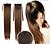 cheap Hair Pieces-excellent quality synthetic 22 inch long straight ribbon ponytail hairpiece 16 colors available