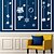 cheap Holiday Home Textiles-Art Deco Contemporary Window Sticker, PVC/Vinyl Material Window Decoration Dining Room Bedroom Office Kids Room Living Room Bath Room