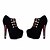cheap Women&#039;s Heels-Women&#039;s Shoes Leatherette Patent Leather Spring Summer Novelty Comfort Heels Walking Shoes Stiletto Heel Platform Round Toe Gore for