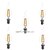 abordables Ampoules électriques-ONDENN 5pcs 4 W Ampoules à Filament LED 2800-3200 lm E12 4 Perles LED COB Intensité Réglable Blanc Chaud 110-130 V / 5 pièces / RoHs